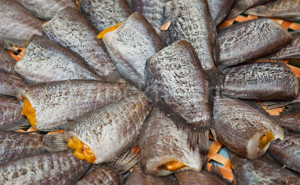 sun dried gourami fish Stock photo © koratmember