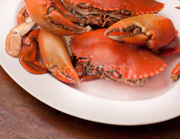 Stock photo: roasted crab