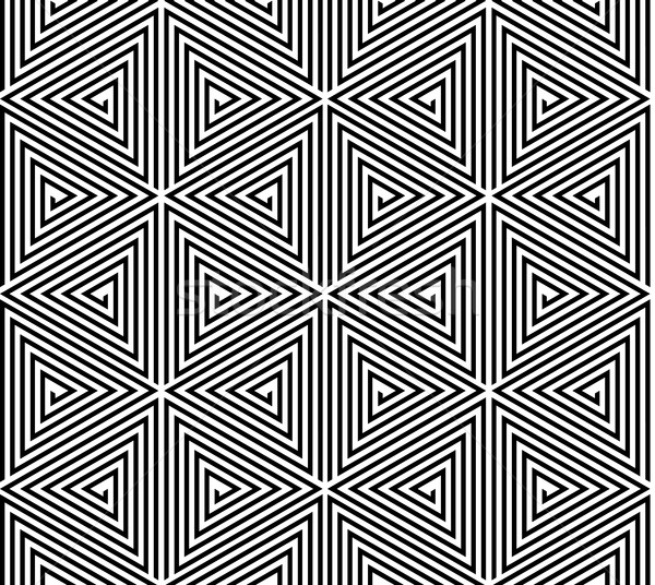 бесшовный геометрическим рисунком вектора полосатый Сток-фото © kostins