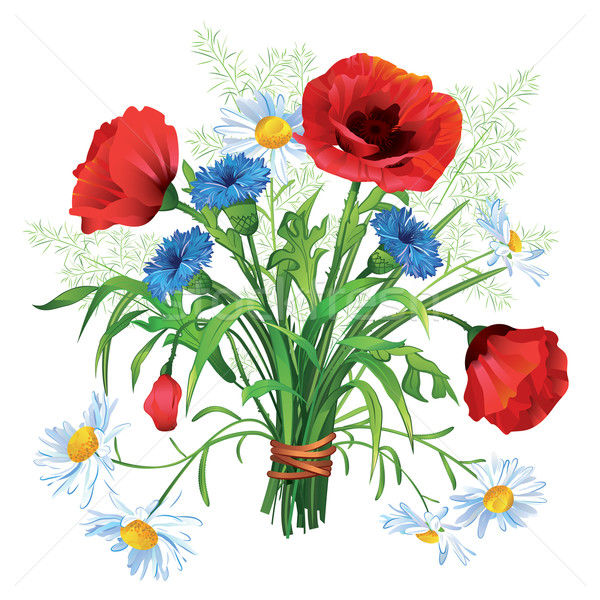 Colorful flower bouquet Stock photo © kostins