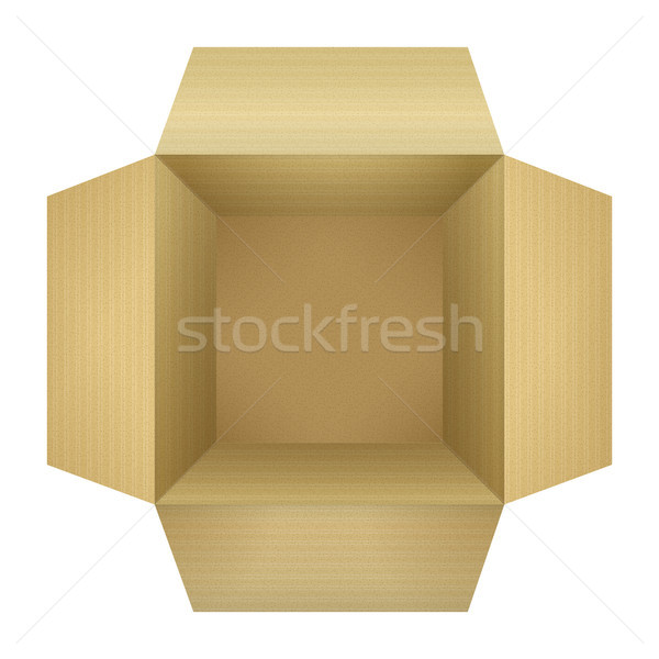Corrugated Cardboard Box Stock photo © kostins