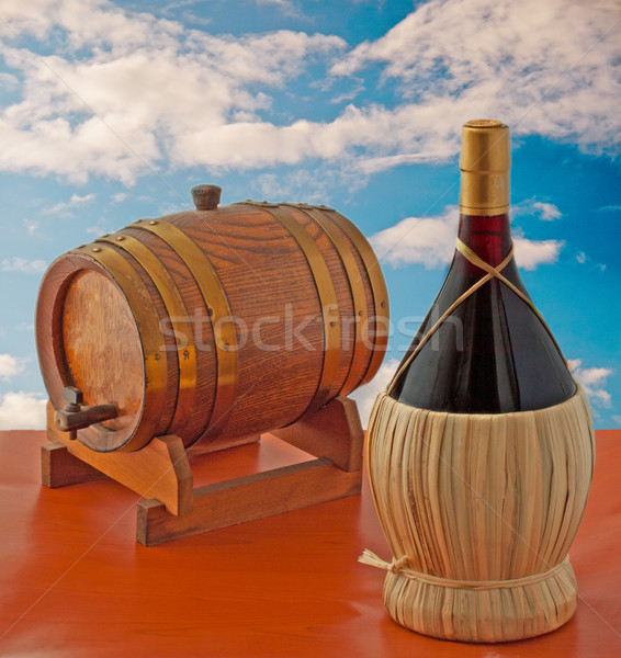 Flask and barrel Stock photo © Koufax73