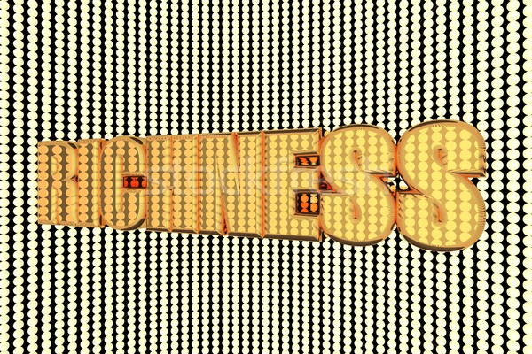 слово золото 3d визуализации бизнеса деньги Сток-фото © Koufax73