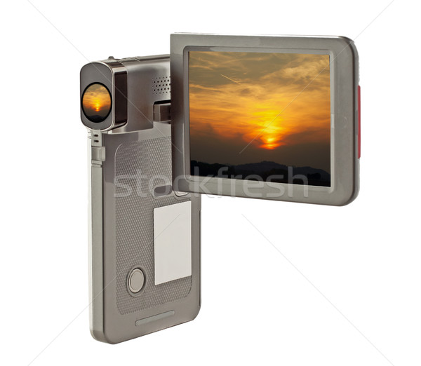 Sunset on camera Stock photo © Koufax73