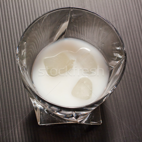 白 關閉 優雅 玻璃 奶油 商業照片 © Koufax73