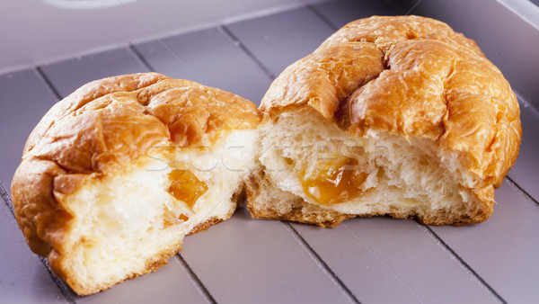 Croissant in two pieces Stock photo © Koufax73