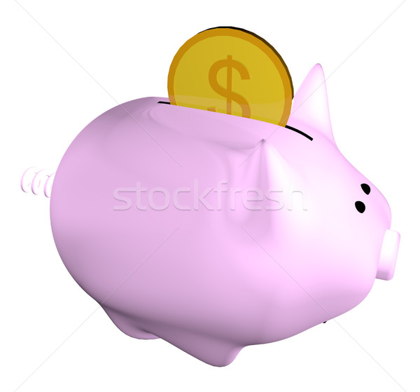 Stock photo: Piggy-bank