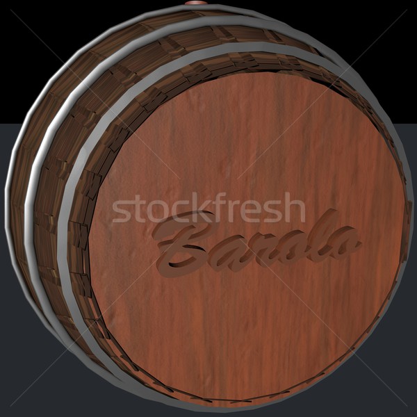 Stock photo: Barrel