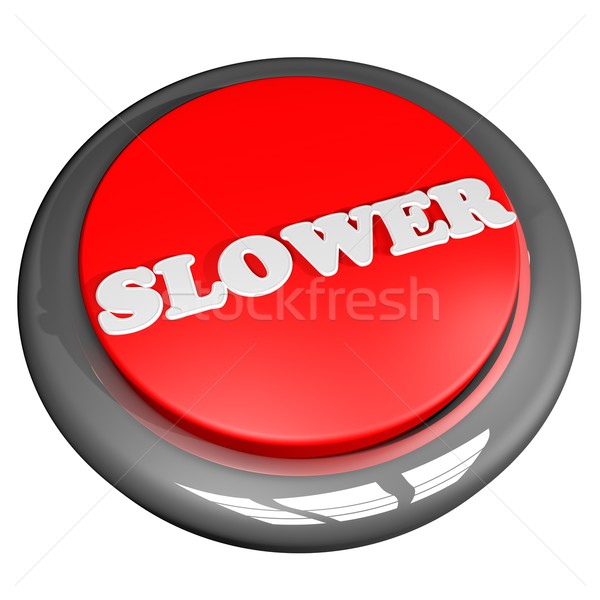Slower button Stock photo © Koufax73