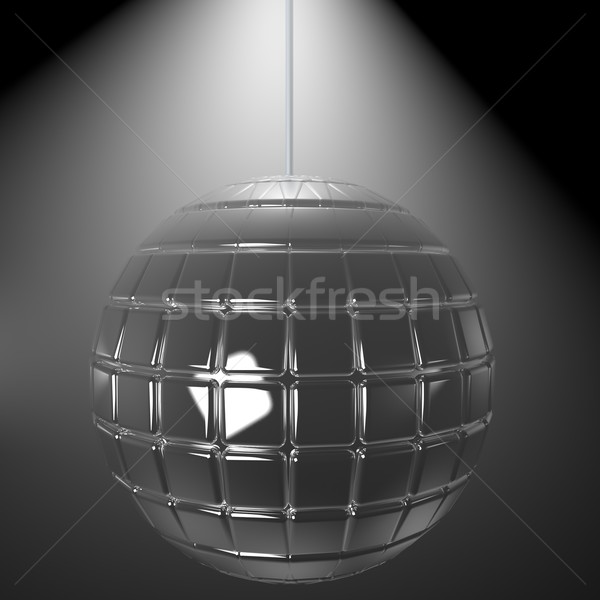 以上 黑暗 三維渲染 背景 球 商業照片 © Koufax73