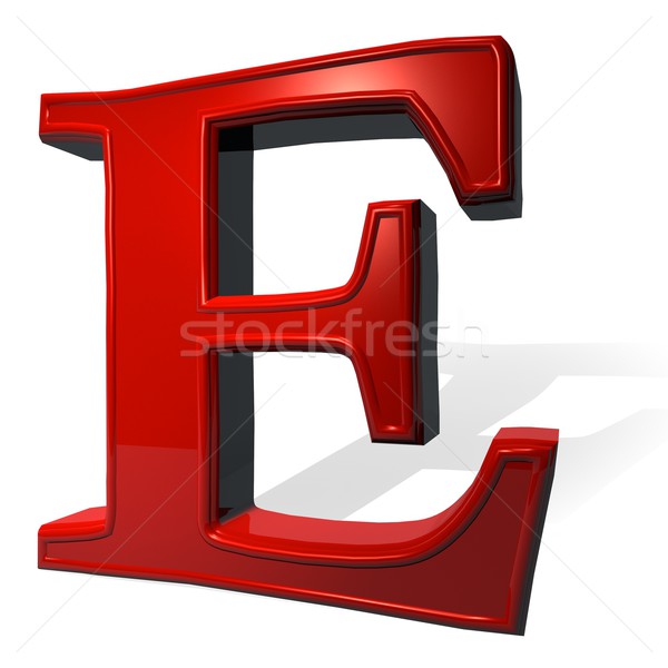 Letter E Stock photo © Koufax73