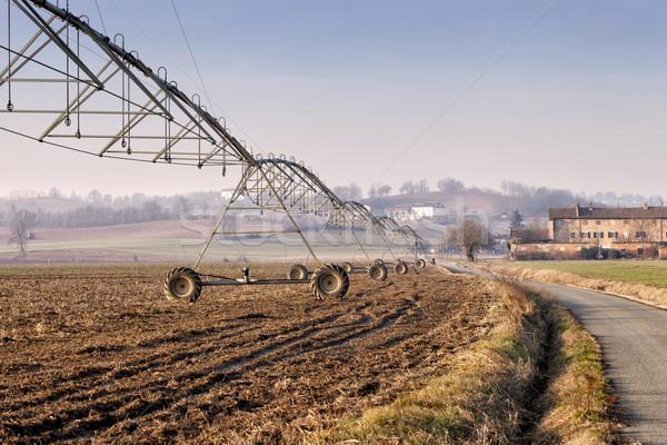 Irrigatie voedsel technologie gezondheid groene Stockfoto © Koufax73