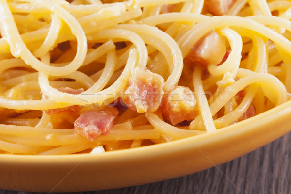 Spaghetti alla carbonara Stock photo © Koufax73