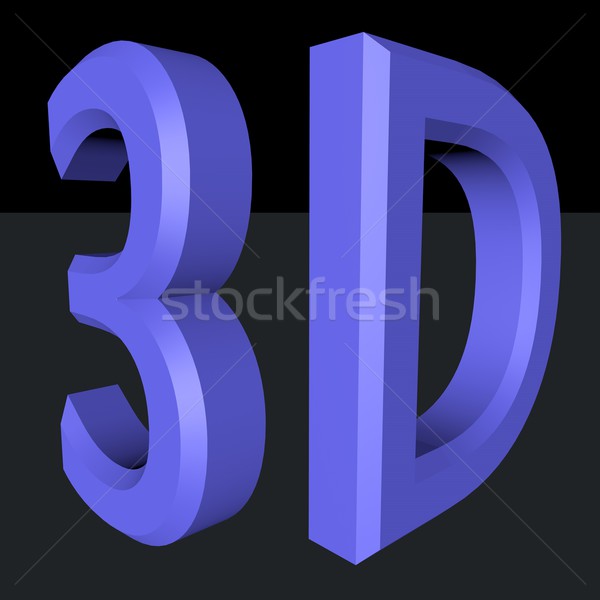 3D symbol Stock photo © Koufax73