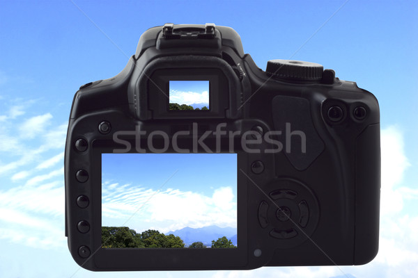 Photocamera shooting sky Stock photo © Koufax73