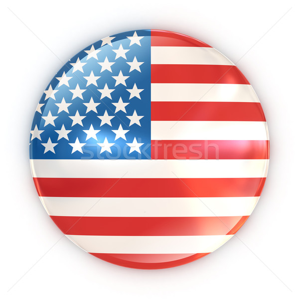 badge - US flag Stock photo © koya79