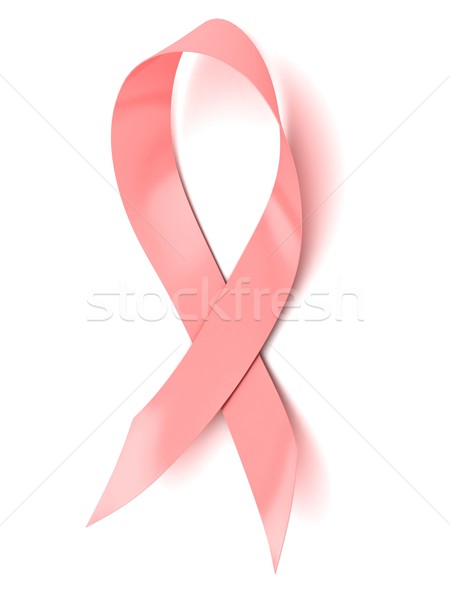 Mellrák tudatosság rózsaszín szalag nők absztrakt segítség Stock fotó © koya79