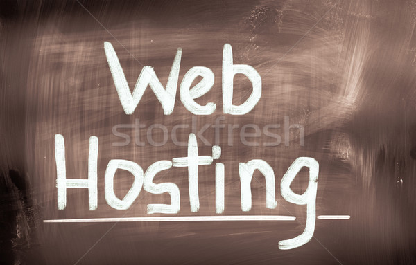 Web Hosting ordenador edificio mundo servidor Foto stock © KrasimiraNevenova