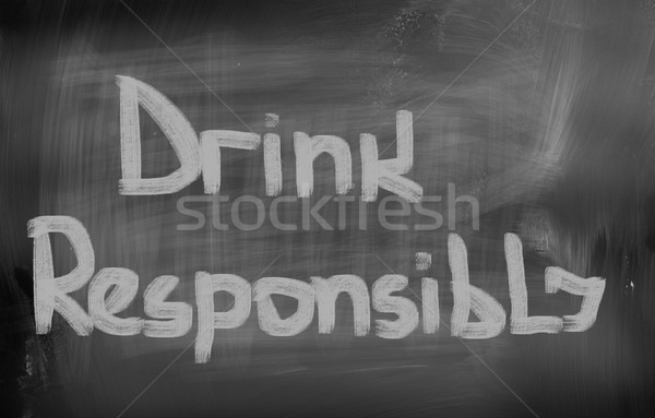 Stock photo: Drink Responsibly Concept
