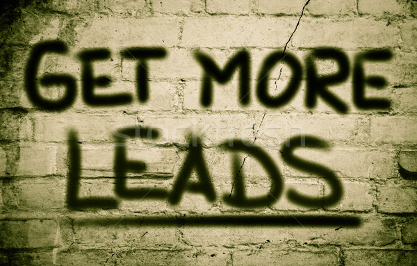 Get More Leads Concept Stock photo © KrasimiraNevenova