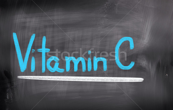 Stock foto: Vitamin · c · Essen · Hintergrund · orange · Zitrone · Dessert