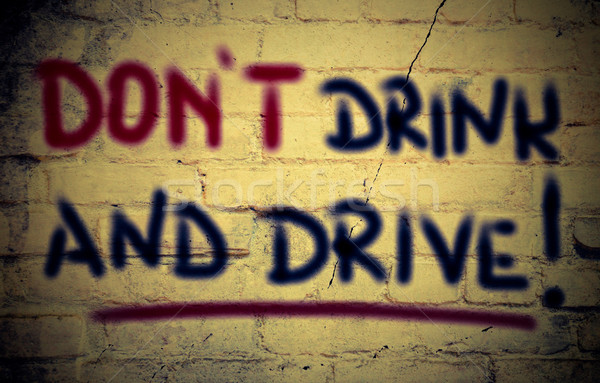 Don't Drink And Drive Concept Stock photo © KrasimiraNevenova