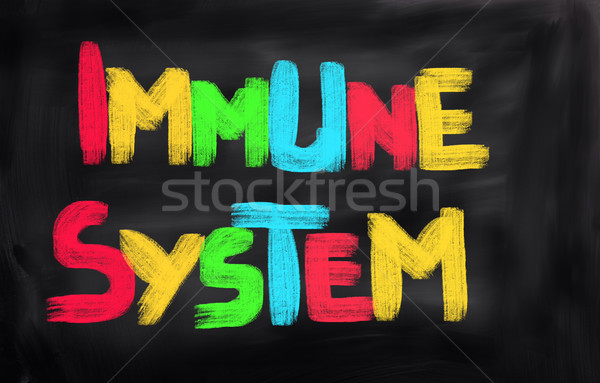 Immunsystem Gesundheit Krankenhaus Apotheke Patienten Wissenschaftler Stock foto © KrasimiraNevenova