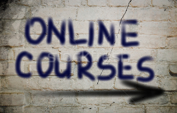 Online Courses Concept Stock photo © KrasimiraNevenova