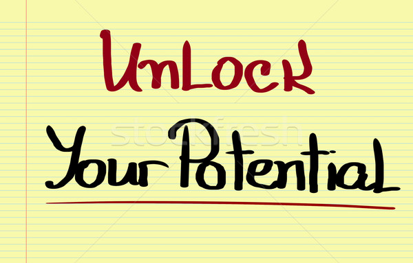 Unlock Your Potential Concept Stock photo © KrasimiraNevenova