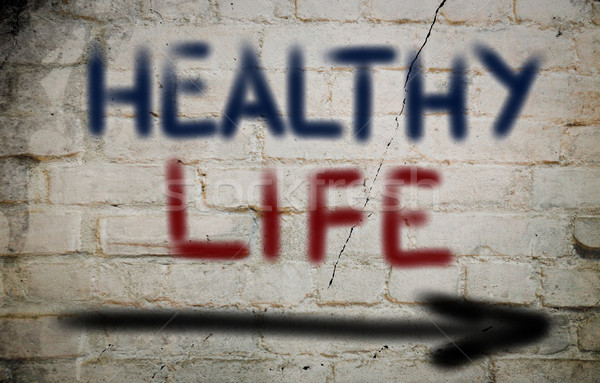 Vida saudável esportes corpo fitness saúde energia Foto stock © KrasimiraNevenova