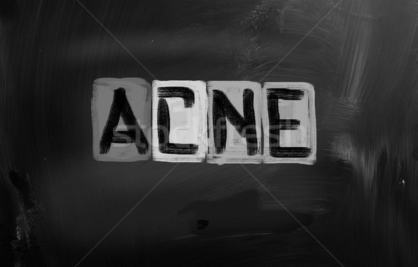 Stock photo: Acne Concept