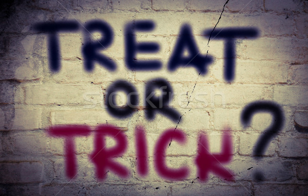 Treat Or Trick Concept Stock photo © KrasimiraNevenova