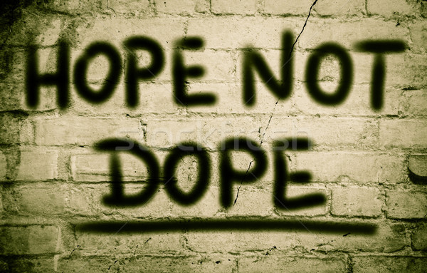 Stock photo: Hope Not Dope Concept