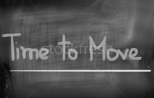 Time To Move Concept Stock photo © KrasimiraNevenova