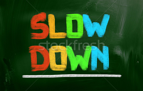 Slow Down Concept Stock photo © KrasimiraNevenova