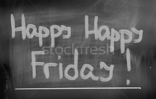 Stock photo: Happy Happy Friday Concept