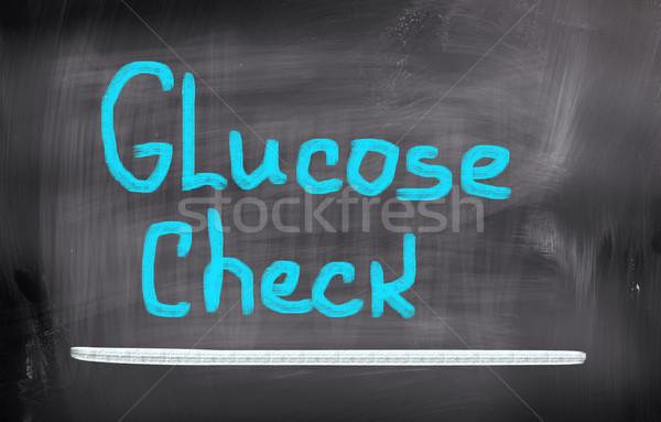 Glucosa comprobar médicos salud ciencia persona Foto stock © KrasimiraNevenova