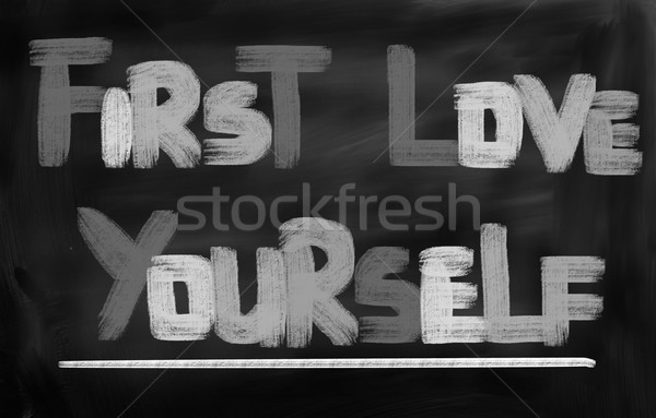 First Love Yourself Concept Stock photo © KrasimiraNevenova
