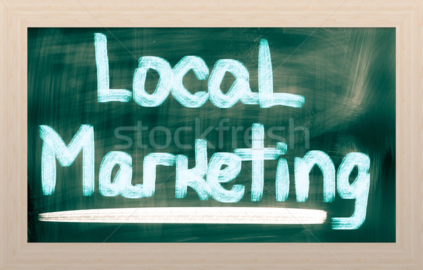 Locale marketing mappa successo manager grafico Foto d'archivio © KrasimiraNevenova