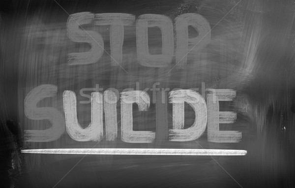 Stop Suicide Concept Stock photo © KrasimiraNevenova