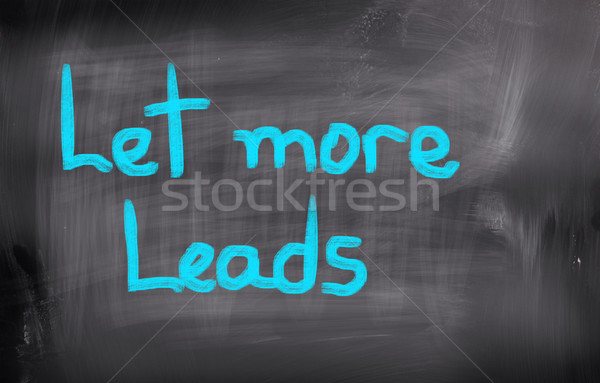 Let More Leads Concept Stock photo © KrasimiraNevenova