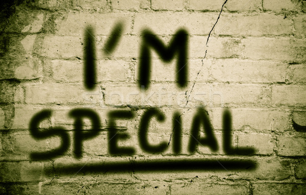 Stock photo: I'm Special Concept
