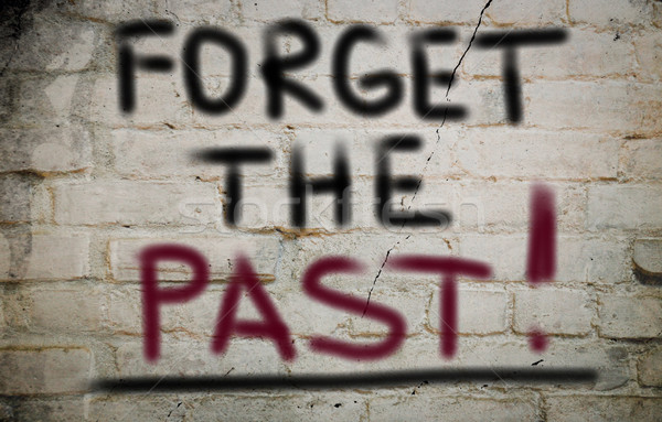 Stock photo: Forget The Past Concept