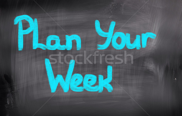 Stock photo: Plan Your Week Concept