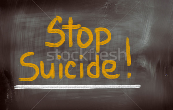 Stop Suicide Concept Stock photo © KrasimiraNevenova