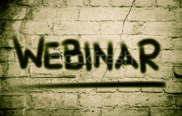 Webinar tecnologia rete studio formazione presentazione Foto d'archivio © KrasimiraNevenova