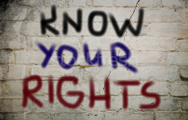 Know Your Rights Concept Stock photo © KrasimiraNevenova