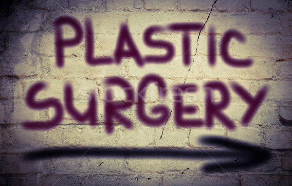 Plastische chirurgie arts gezondheid huid persoon plastic Stockfoto © KrasimiraNevenova