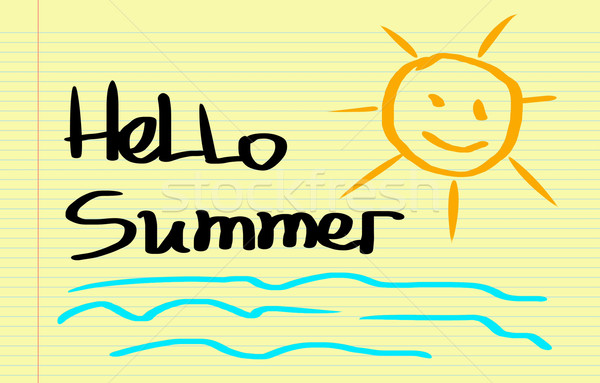 Hello Summer Concept Stock photo © KrasimiraNevenova