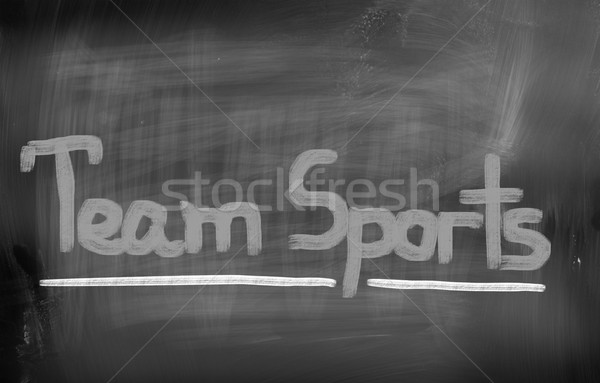 Teamsporten sport groep tijd team lifestyle Stockfoto © KrasimiraNevenova